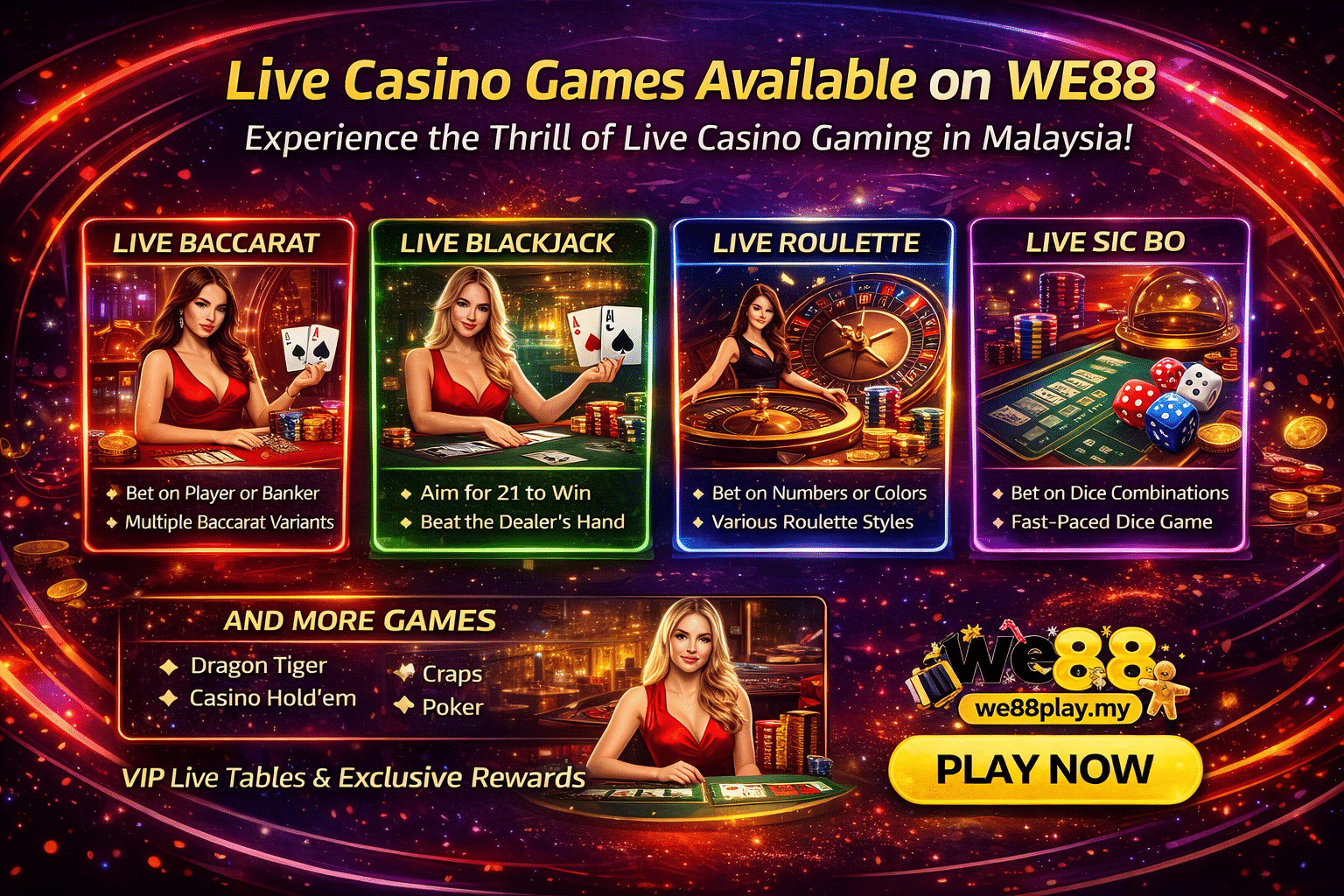 we88 live casino games malaysia
